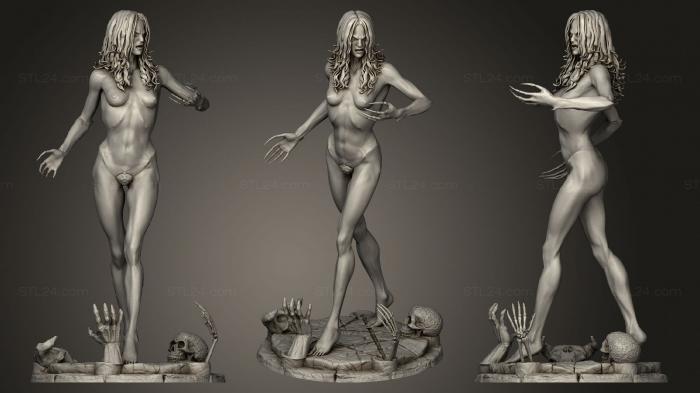 Figurines heroes, monsters and demons (Alva TES, STKM_1634) 3D models for cnc